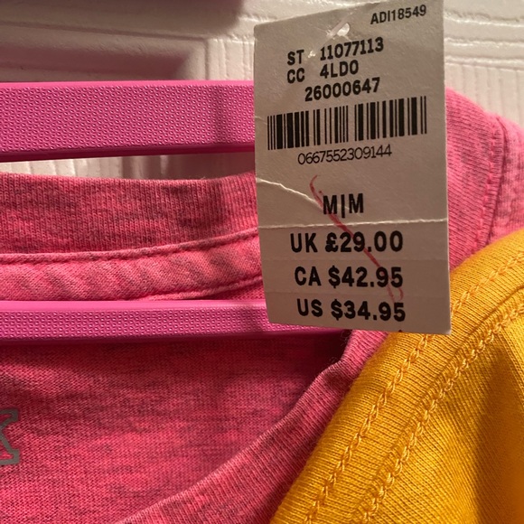 Bundle, 2 Pink Medium shirts NEW - Picture 9 of 9